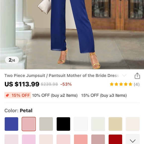 Pant suit - Picture 3 of 4